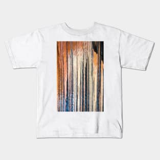 Conceptual abstract closeup of an oil paint brush stroke. Kids T-Shirt